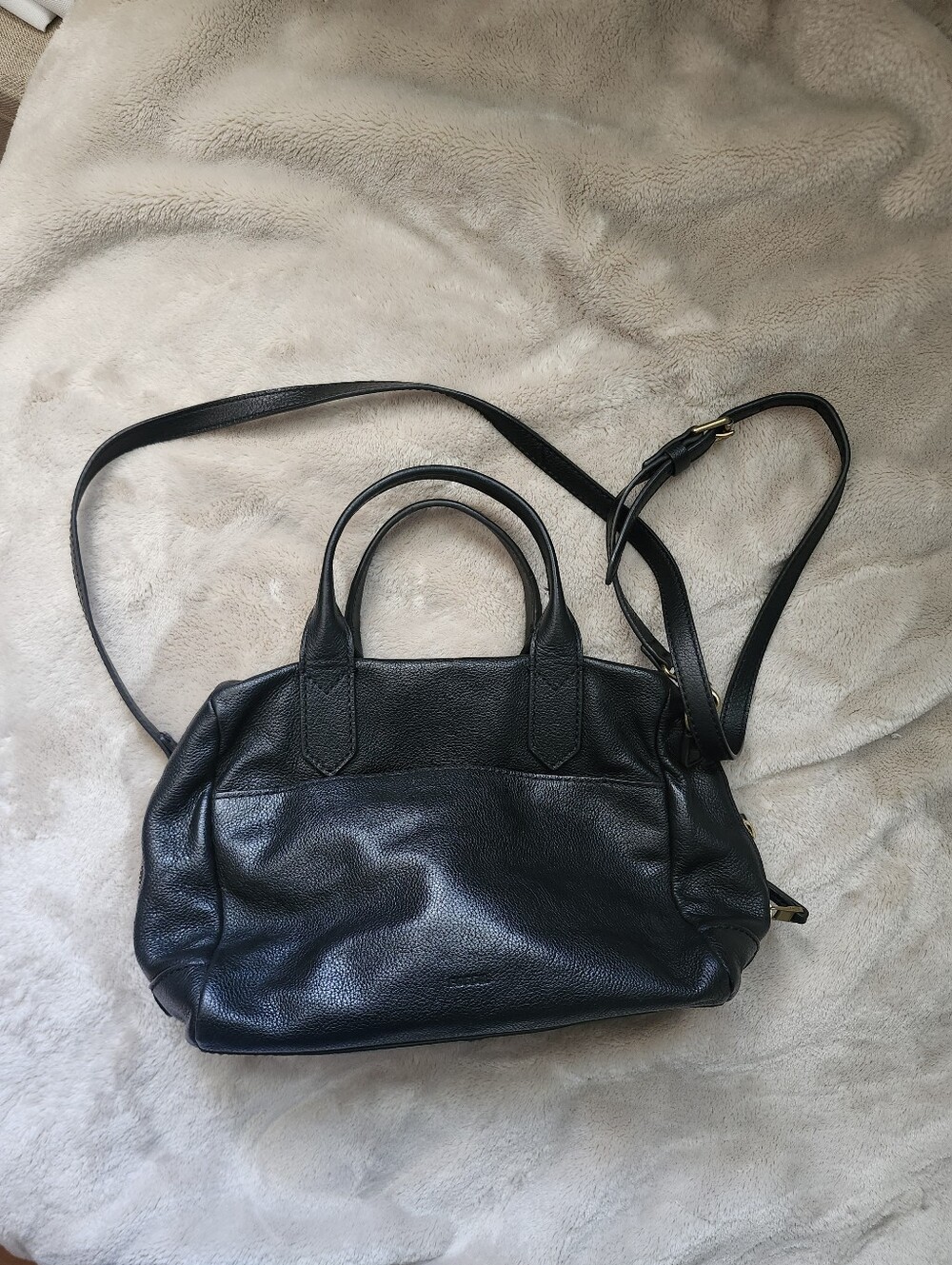 Fossil leather crossbody purse